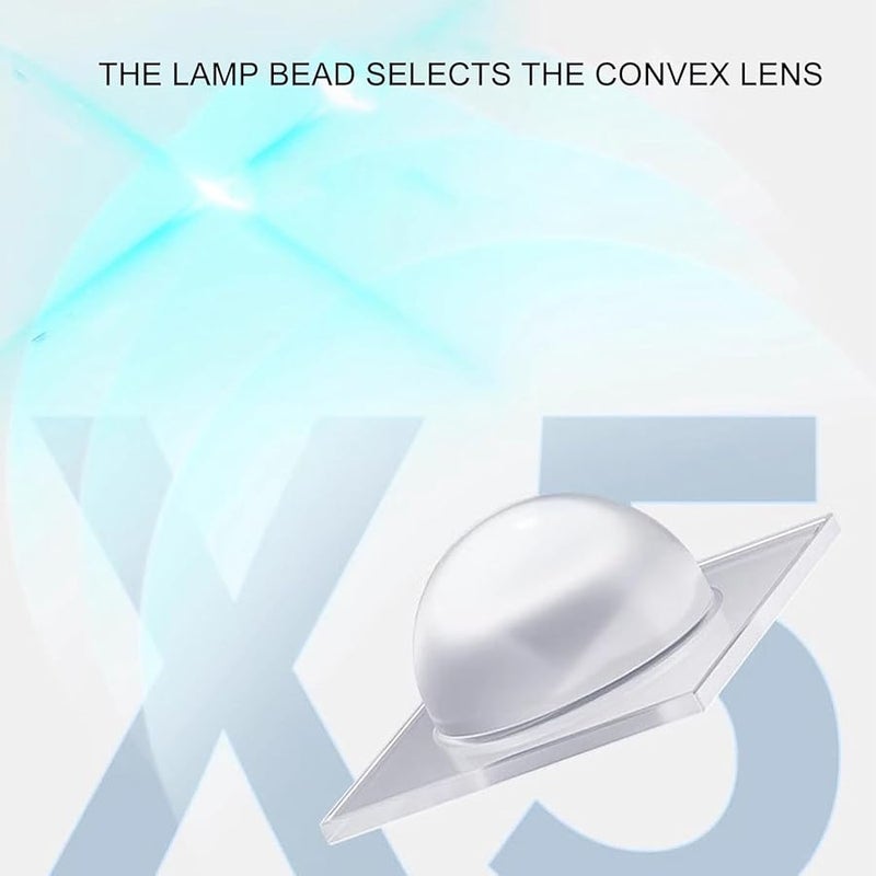 مصباح أظافر LED وردي لاسلكي قابل لإعادة الشحن عبر USB بقوة 3 واط لإضاءة مانيكير الجل عالي الطاقة - Image 2